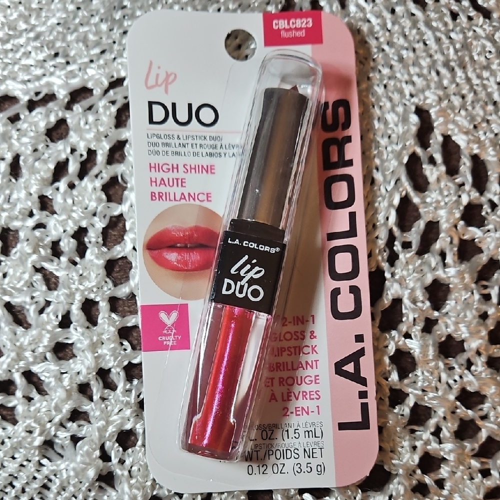 L.A. Colors Lip Duo - Vibrant Flushed